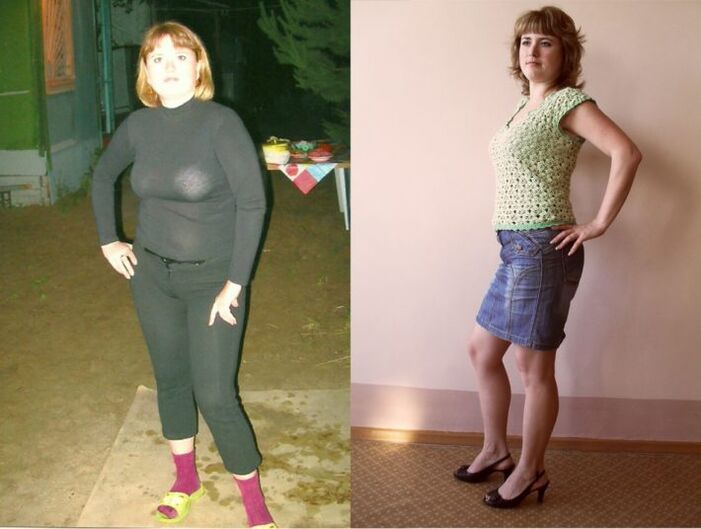 před a po hubnutí na vaší oblíbené dietě foto 1